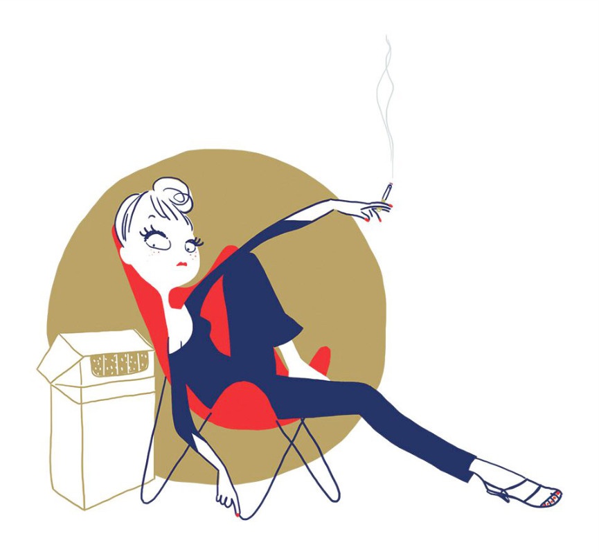 illustration emma tissier fumeuse.jpg - Emma TISSIER | Virginie